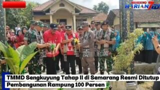 TMMD Sengkuyung Tahap II di Kab. Semarang Resmi Ditutup, Pembangunan Rampung 100 Persen
