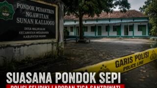 Pasca Dilaporkan ke Polisi, Suasana Pondok di Ngawi Terpantau Lengang