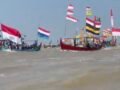 Ribuan Nelayan Banyutowo Larung Sesaji ke Laut Lepas, Satpolairud Polresta Pati Siaga Penuh Kawal Tradisi Sedekah Laut