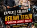 Perang Lawan Knalpot Brong Naik Level, Kapolres Salatiga Ajak RT dan RW Jadi Garda Terdepan Penertiban
