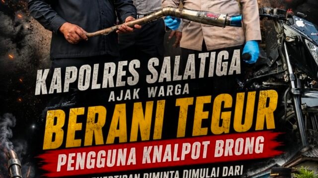 Perang Lawan Knalpot Brong Naik Level, Kapolres Salatiga Ajak RT dan RW Jadi Garda Terdepan Penertiban